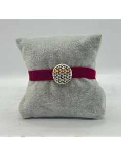 Pulsera Terciopelo ajustable- Mosaicos