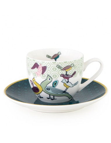 Porcelain cup and saucer set - The...