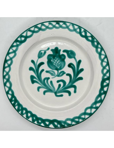 Large Ceramic plate - Green Fajalauza...