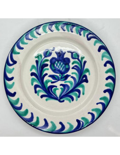 Plato Pop 26cm - Azul y verde