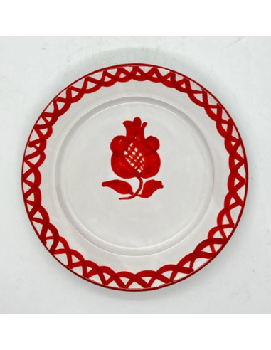 Medium Ceramic plate - Red Fajalauza...