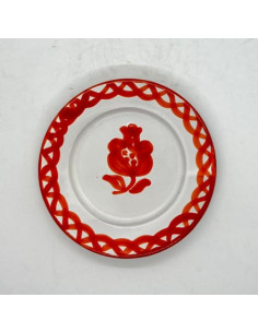 Small Ceramic plate - Orange Fajalauza design