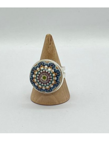 Large adjustable brass ring - The...