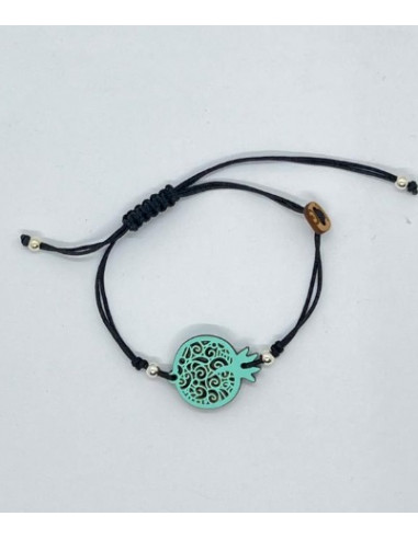 Wooden macramé design pendant...