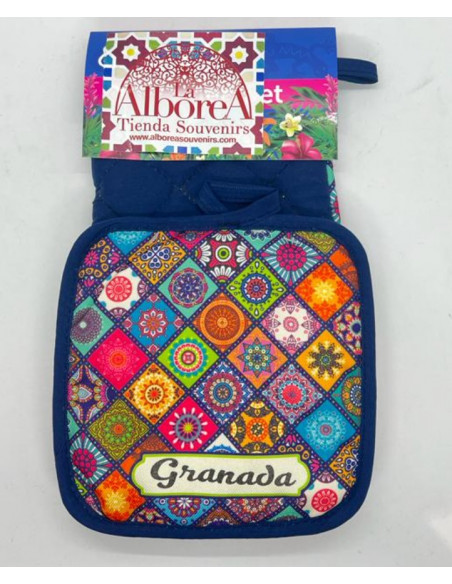 Set manopla y agarrador- Mosaicos