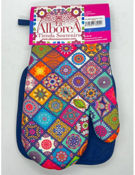 Set manopla y agarrador- Mosaicos