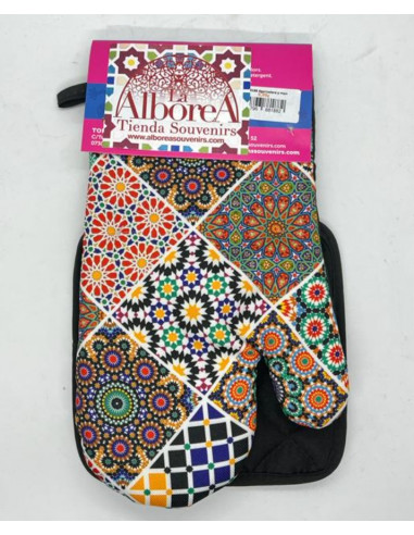 Set manopla y agarrador- Mosaicos