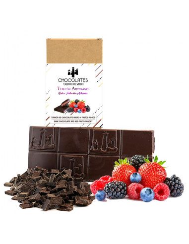 Chocolate Sierra Nevada - Turrón de chocolate negro y frutos rojos