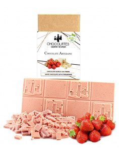 Chocolate Sierra Nevada - Chocolate blanco con fresas