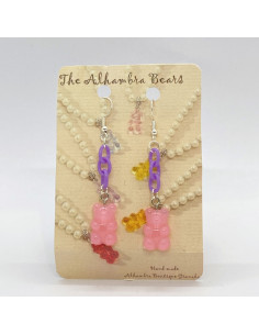 Mini gummy bear earrings - Bears of The Alhambra Collection