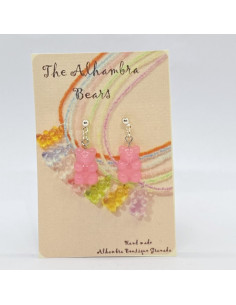 Pendientes presión mini-Colección osos de La Alhambra