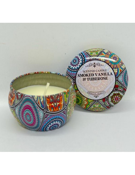 Vela pequeña aromática - Vainilla ahumada y nardo