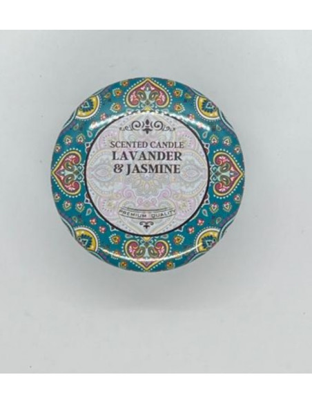 Vela pequeña aromática - Lavanda y jazmín