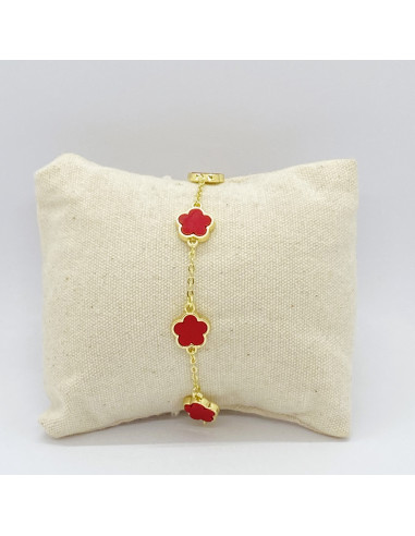 Flower of the Alhambra Bracelet - Red