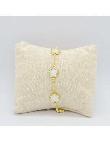 Flower of the Alhambra Bracelet - White