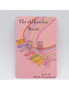 Mini gummy bear earrings - Bears of The Alhambra Collection