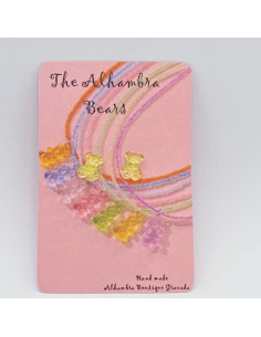 Mini gummy bear earrings - Bears of The Alhambra Collection