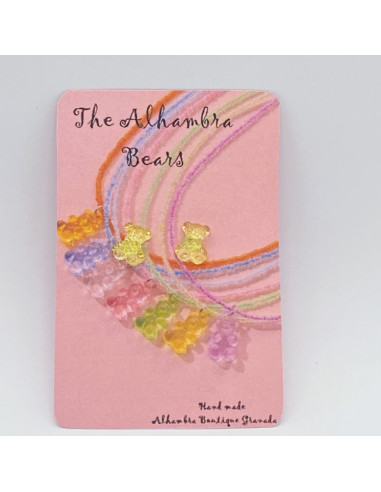 Mini gummy bear earrings - Bears of...