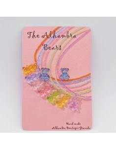 Mini gummy bear earrings - Bears of The Alhambra Collection