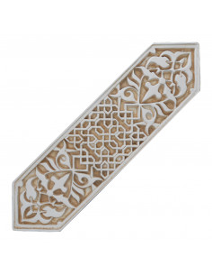 Yesería Trama Alargada Doble Pico