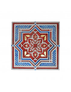 Yesería Cuadrante vegetal color