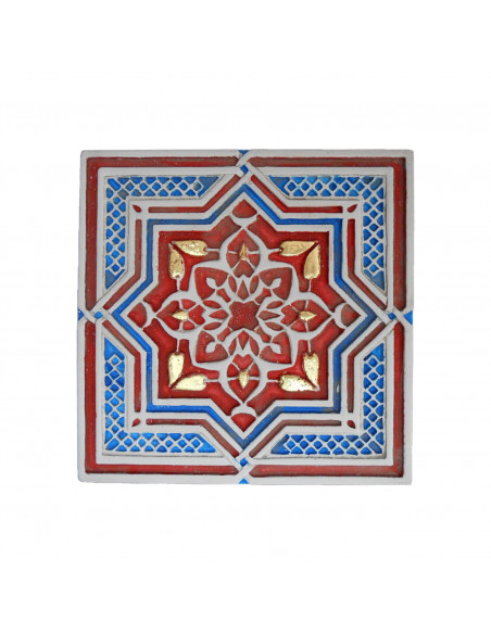 Yesería Cuadrante vegetal color