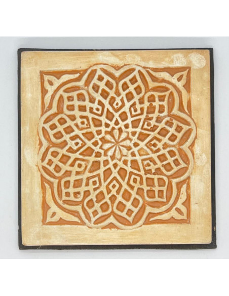 Yesería Medallón pequeño patina