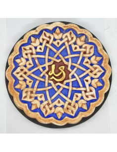 Yesería Medallón Grande Color Oro