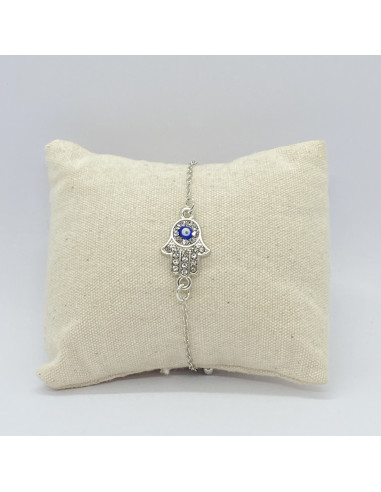 Khamsa Hand of Fatima pendant bracelet
