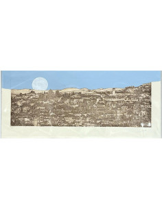 Lámina grabado - Albaicín de Noche