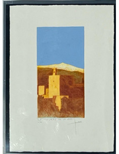 copy of Lámina grabado -  Patio de los Arrayanes III