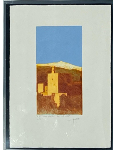 copy of Lámina grabado -  Patio de...