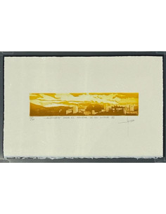 copy of Lámina grabado - Alhambra desde el mirador San...