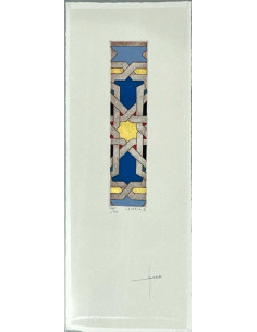 Lámina grabado -  Lacería II