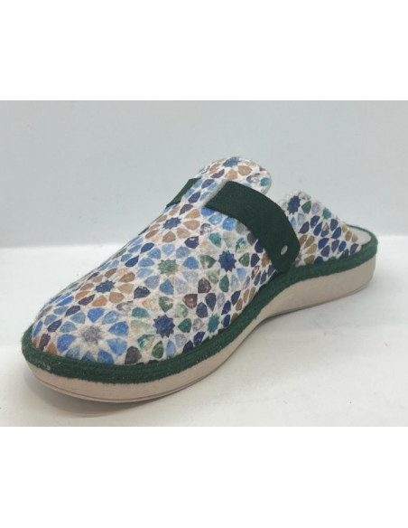 Zapatilla casa - Modelo Roseton Vintage