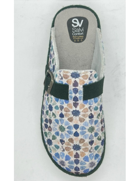 Zapatilla casa - Modelo Roseton Vintage