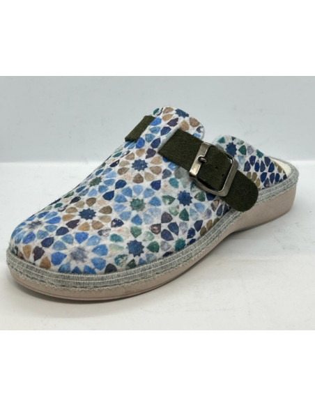 Zapatilla casa - Modelo Roseton Vintage