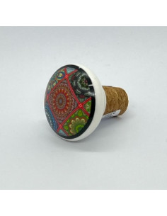 Tapón botella- Mosaicos Alhambra 2