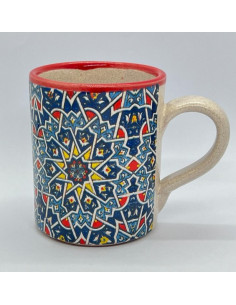 Ceramic cup - Mosaics of the Alhambra design