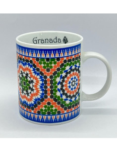 Porcelain cup - Mosaics of the Alhambra design