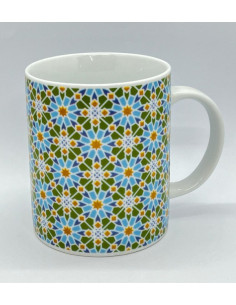 Porcelain cup - Mosaics of the Alhambra design