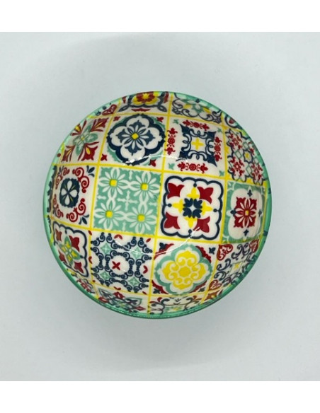 Ceramic bowl - 9.5cm with Alhambra Mosaic design