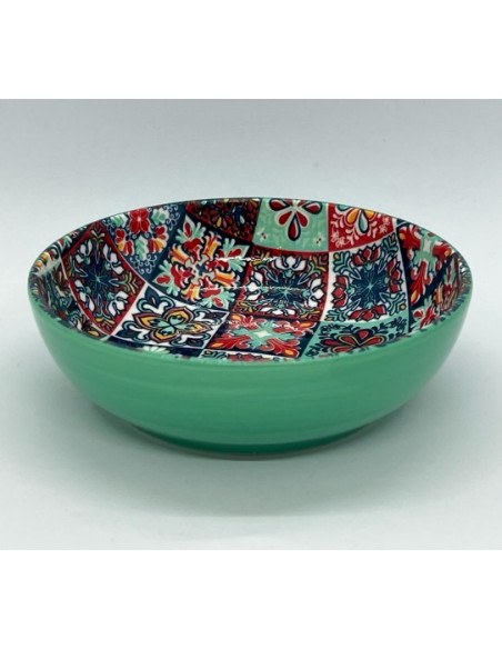 Ceramic bowl - 12.8cm with Alhambra Mosaic design