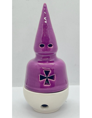 Nazarene penitent ceramic candle...