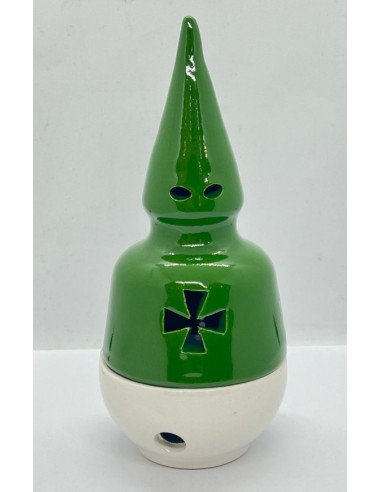 Nazarene penitent ceramic candle...