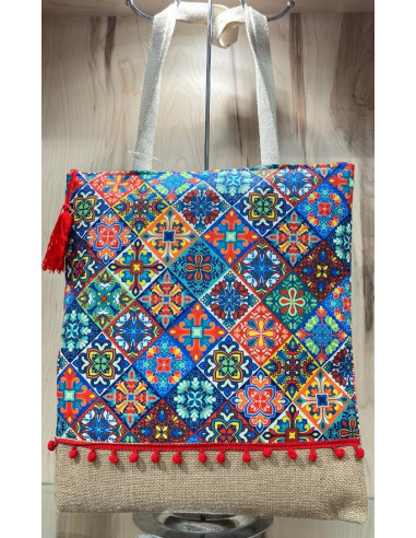 Bolso Tote bag saco- Diseños Mosaicos Alhambra