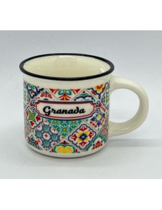 Taza de café recta 5,5cm - Mosaicos