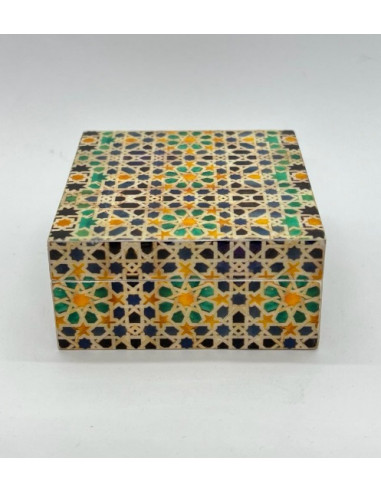 Small square Taracea design wooden...