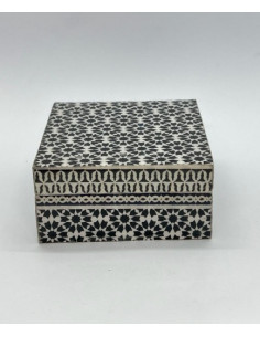 Caja cuadrada pequeña- Mosaicos Alhambra