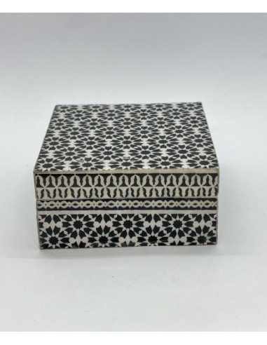 Caja cuadrada pequeña- Mosaicos Alhambra